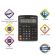 Калькулятор настольный BRAUBERG EXTRA-12-BK (206x155 мм), 12 разрядов, двойное питание, ЧЕРНЫЙ, 250481