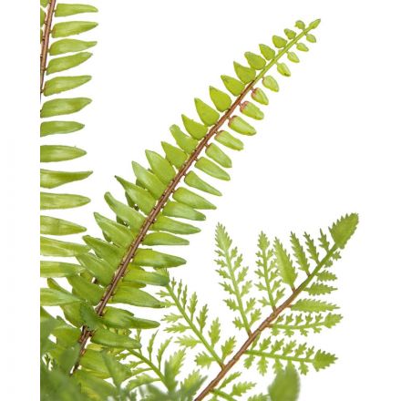 Цветок искусственный Папоротник в керам горшке, Д120 Ш120 В420,Mia12