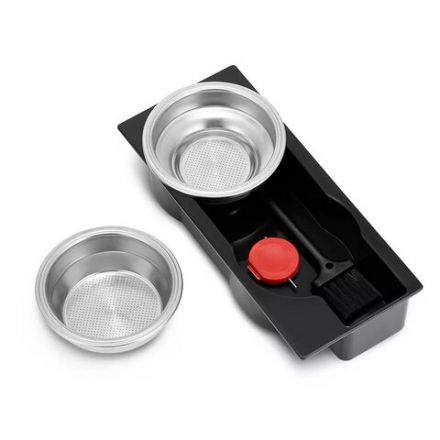 Кофейная станция KITFORT КТ-7413, 2250 Вт, объем 2,6 л, для зерен 220 г, ручной капучинатор, серая