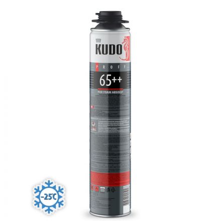 Пена монтажная проф Kudo Absolut Proff 65++ Arktica Nord,зим, 1000 мл 54410