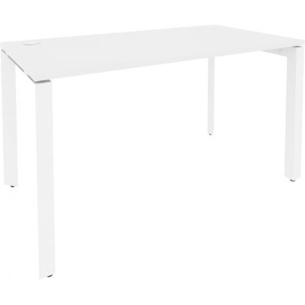 Стол ONIX-П П на металлокаркасе O.MP-SP-3.7 белый бриллиант/белый Ш1380 Стол ONIX-П П на металлокаркасе O.MP-SP-3.7 белый бриллиант/белый Ш1380