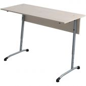 Парта МЕТ_ Стол ученический Гармония 2-местный 3-7г.р. шамони св./серый