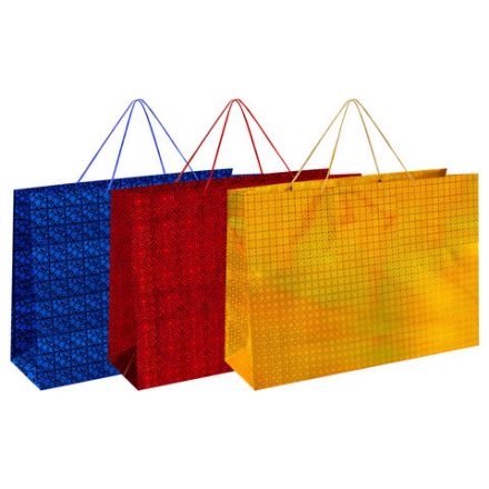 Пакет подарочный (1 шт.) 70x16x50 см, "BIG SIZE", голография, ассорти 3 цвета, ЗОЛОТАЯ СКАЗКА, 609732 Пакет подарочный (1 шт.) 70x16x50 см, "BIG SIZE", голография, ассорти 3 цвета, ЗОЛОТАЯ СКАЗКА, 609732