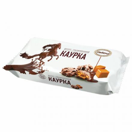 Десерт вафельный глазированный АККОНД "Каурка" хрустящий на основе карамели, 300 г