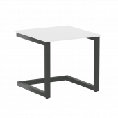 Home Office Стол журнальный VR.SP-2-58.G Белый/Антрацит металл 580*600*550