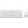 Набор клавиатура+мышь A4Tech Fstyler FG1010 белый/серый USB беспроводная