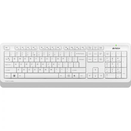 Набор клавиатура+мышь A4Tech Fstyler FG1010 белый/серый USB беспроводная