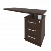 First Тумба приставная с топом правая KTP-2 (R) Венге 1300*500*765 First Тумба приставная с топом правая KTP-2 (R) Венге 1300*500*765