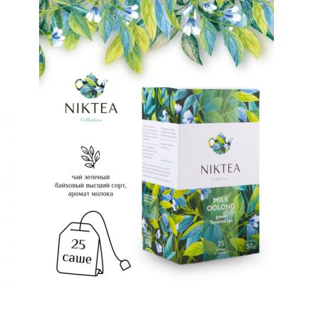 Чай Niktea Молочный Улун зеленый 25 пакетиков