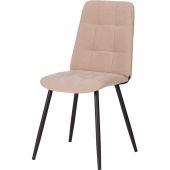Стул Комус Мебель Felicita велюр, 47х54х86, бежевый Стул Комус Мебель Felicita велюр, 47х54х86, бежевый