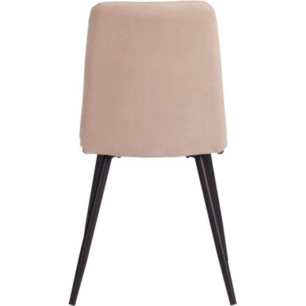 Стул Комус Мебель Felicita велюр, 47х54х86, бежевый