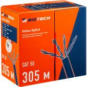 Кабель BigTech BT-CECR-005 медь FTP 4 пары, кат.5e AWG24 PVC 305м сер