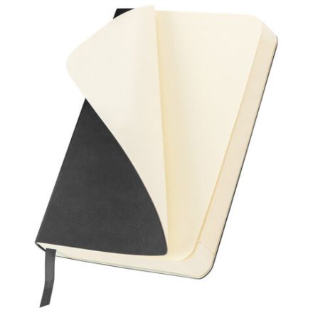 Ежедневник недатированный МАЛЫЙ 100х150 мм А6 BRAUBERG "Metropolis Ultra", под кожу, 160 л., черный, 113300