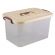 Ящик-контейнер 10 л с КРЫШКОЙ НА ЗАЩЕЛКАХ И РУЧКОЙ, 19х35х23 см, пластик, прозрачный, крышка ассорти, 810, 438100065 Ящик-контейнер 10 л с КРЫШКОЙ НА ЗАЩЕЛКАХ И РУЧКОЙ, 19х35х23 см, пластик, прозрачный, крышка ассорти, 810, 438100065