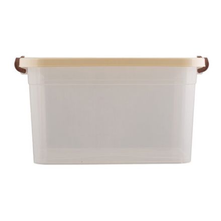 Ящик-контейнер 10 л с КРЫШКОЙ НА ЗАЩЕЛКАХ И РУЧКОЙ, 19х35х23 см, пластик, прозрачный, крышка ассорти, 810, 438100065 Ящик-контейнер 10 л с КРЫШКОЙ НА ЗАЩЕЛКАХ И РУЧКОЙ, 19х35х23 см, пластик, прозрачный, крышка ассорти, 810, 438100065