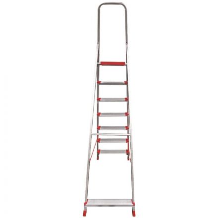 Стремянка алюминиевая усиленная 225 кг 7 ступеней (130 мм) Новая Высота