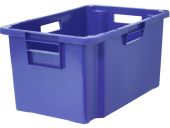 Ящик мясной 600х400х300 сплош. синий Ящик мясной 600х400х300 сплош. синий