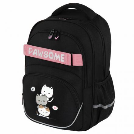 Рюкзак BRAUBERG MOTION, 2 отделения, 3 кармана, "Cat tower", 41х28х17 см, 272033 Рюкзак BRAUBERG MOTION, 2 отделения, 3 кармана, "Cat tower", 41х28х17 см, 272033