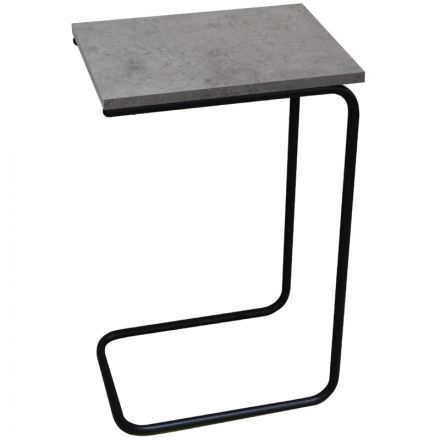 Стол журнальный EL_Sheffilton SHT-CT9 бет чикаг свтл/чрн муар(205155/Сж-87)