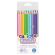 Карандаши цветные пастельные CARIOCA "Pastel", 12 цветов, ПВХ-чехол, шестигранные, грифель 3,3 мм, натуральное дерево, 43034