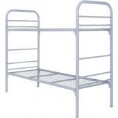 Кровать УМ_металлическая разборная двухярусная В2.02 серая