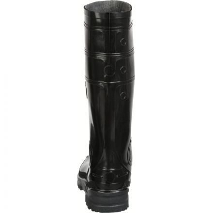 Сапоги мужские цв.черный мод. 155 (р.42) ПВХ с мет. подноском