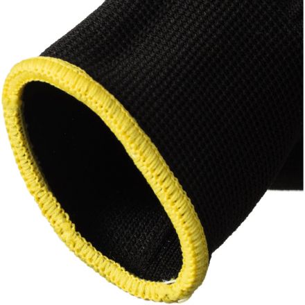 Перчатки защитные TOPFORT нейлоновые с п/у покрытием черные р. 10 (XL)