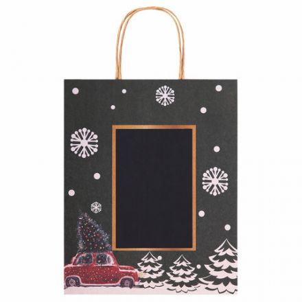 Пакет подарочный НАБОР 6 штук, 21x14x26 см, скретч-слой + стилус, "NY Kraft", ЗОЛОТАЯ СКАЗКА, 591967