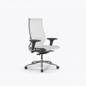 Кресло SynchroSit 10 B2-107D - T /Km00/Nb00/D02P(M23.B23.G18.W02) Белый