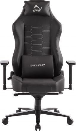 Геймерское кресло Everprof Blackshot Экокожа Черный