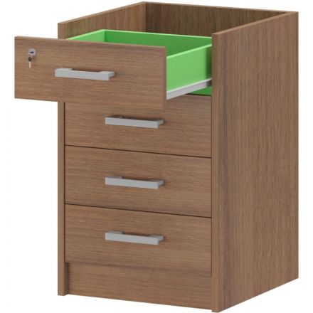 Тумба PT Арго АТ2-05 Каркас тумбы приставной орех гварнери