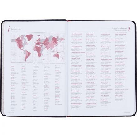 Ежедневник недатированный A6+, 136л, VELVET  темно-синий navy 3-495/16