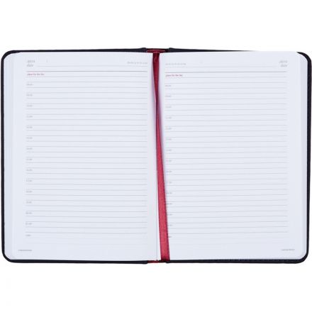 Ежедневник недатированный A6+, 136л, VELVET  темно-синий navy 3-495/16