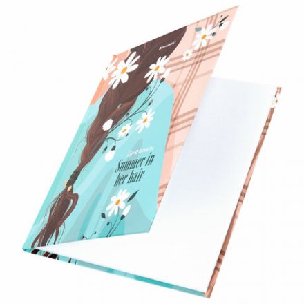 Дневник 5-11 класс 48 л., твердый, BRAUBERG, глянцевая ламинация, с подсказом, "Summer girl", 106882