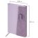 Ежедневник недатированный А5 145х215 мм, BRAUBERG "Stitch", под кожу, магнит, 160 л., сиреневый, 116589