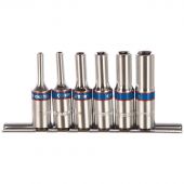 Набор головок глубоких торцевых 3/8,TORX Е-стандарт,E4-E14,6пред.KING TONY