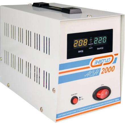 Стабилизатор напряжения  ЭНЕРГИЯ АСН-2000 с цифр. дисплеем(Е0101-0113)