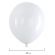 Шары воздушные 30 см, 100 штук, "ОДНОЦВЕТНЫЕ", белые, BRAUBERG KIDS, 591875
