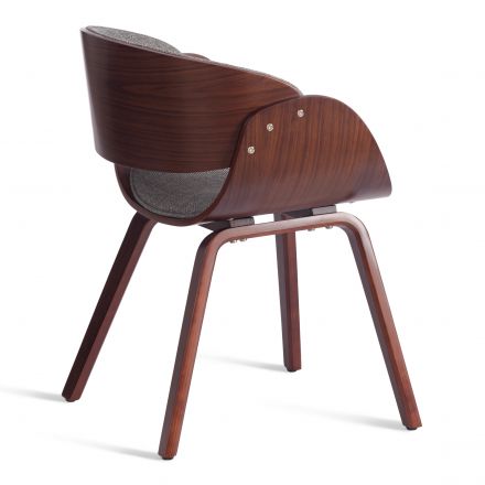 Стул LANDO (mod.8036) дерево / ткань, 59х53х75 см, орех/серый, Aimcasa 28 Стул LANDO (mod.8036) дерево / ткань, 59х53х75 см, орех/серый, Aimcasa 28