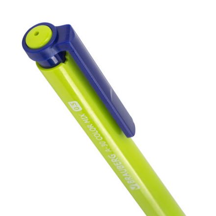 Ручки шариковые автоматические BRAUBERG A-30 COLOR MIX "WRITING 3.0", КОМПЛЕКТ 12 ШТ., СИНИЕ, узел 0,5 мм, линия 0,25 мм, 144342
