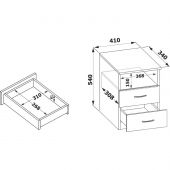 Тумба Сокол КТ-09.1 Венге