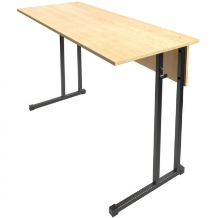 Парта MET_Школа Стол 2-м 7 гр. р клен/черный new