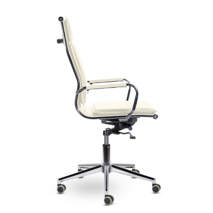 Кресло СН-301 Кайман Комфорт В хром Ср S-0427 (слоновая кость) Кресло СН-301 Кайман Комфорт В хром Ср S-0427 (слоновая кость)