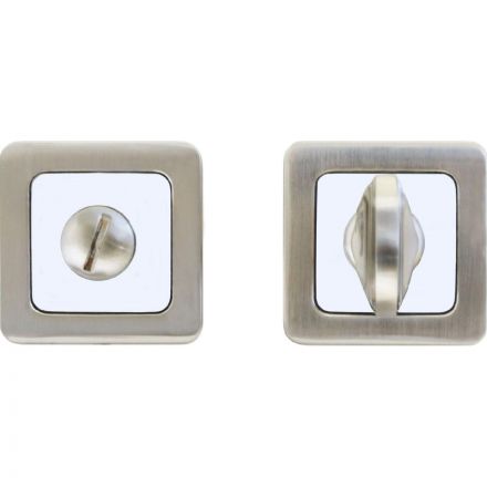 Завертка УЗК_cантехн. к ручкам АЛЛЮР АРТ BK-S1 SN/CP(4182) матовый никель