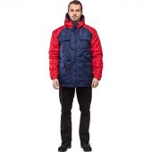 Куртка рабочая зимняя з41-КУ цв. синий/красный (р.52-54) 170-176