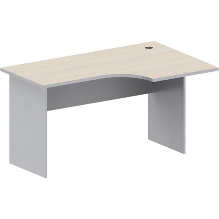 Стол Easy St правый (008,235) светлый дуб/серый (430/030) Ш1400 Стол Easy St правый (008,235) светлый дуб/серый (430/030) Ш1400