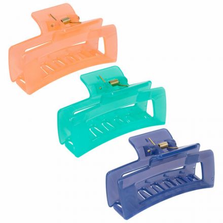 Краб для волос 8,5 см, глянцевый, АССОРТИ, MONTE VITA (МОНТЕ ВИТА), 457004