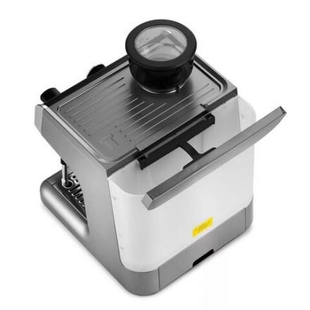 Кофейная станция KITFORT КТ-789, 1550 Вт, объем 2,8 л, для зерен 250 г, ручной капучинатор, серая