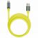 Кабель BOLD USB – Type-C, 1 м, 3 А, SMARTBUY, для быстрой зарядки и передачи данных, толстый, желтый, 18133, 3112BOLD-YELLOW