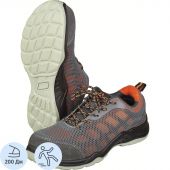 Кроссовки Универсал 1407ПК из натуральной кожи черные с поликарбонатным подноском (размер 45)